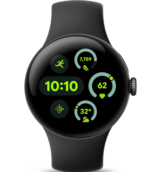 Google Pixel Watch3_Obsidian
